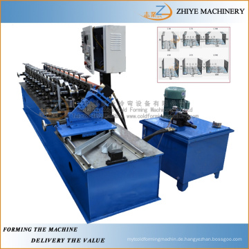 Automatische Kiel-Werkzeug-Making-Maschine mit SPS-Steuerung / Light Steel Kiel Wandpaneele Roll Forming Machine